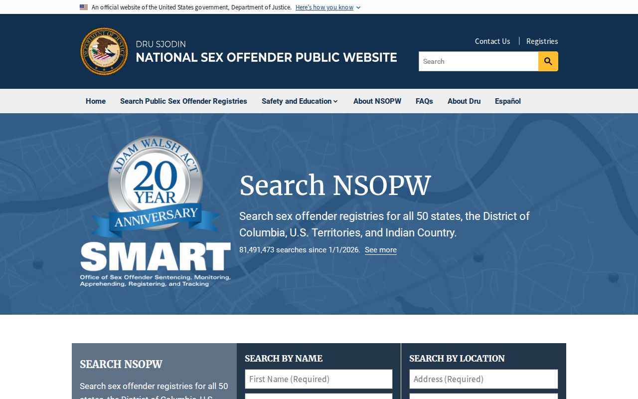 Boundary County sex offender lookup national registry search
